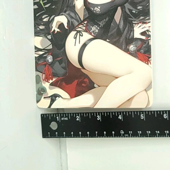 Rio Tsukatsuki Double Sided Premium Waifu Card Anime Wall Art Oversized Board A5 - Picture 4 of 4